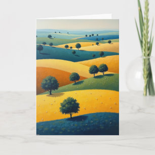 Carte d'anniversaire Scenic Birthday Hills