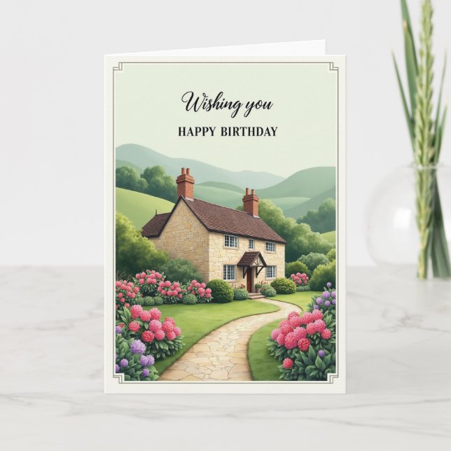 Carte d'anniversaire Scenic Hills (Devant)
