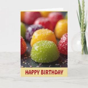 Carte d'anniversaire scintillante