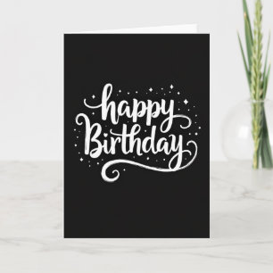 Carte d'anniversaire scintillante