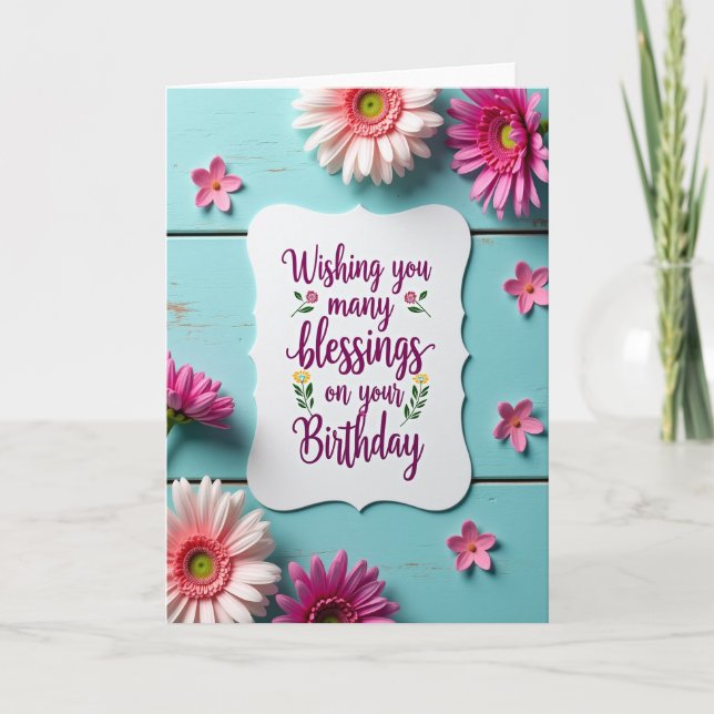Carte d'anniversaire scriptée (Devant)