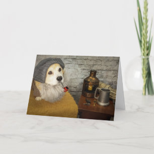 Carte d'anniversaire Sea Chanty Corgi