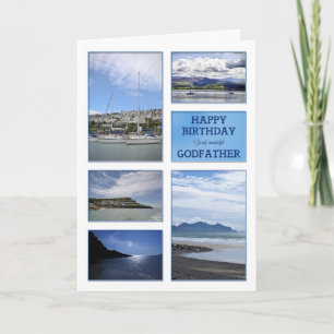 Carte d'anniversaire Seascapes pour Parrain