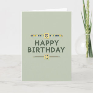 Carte d'anniversaire Serene Star