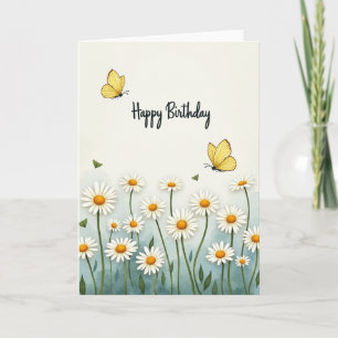 Carte d'anniversaire Sérénité de Prairie