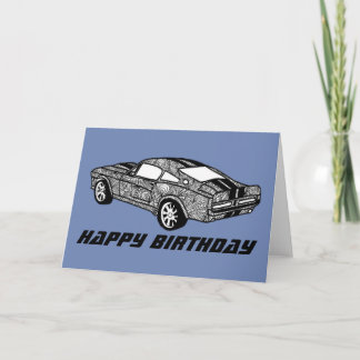 Carte d'anniversaire Shelby Mandala Art