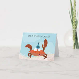 Carte d'anniversaire Shell-ebrate