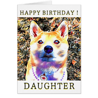 Carte d'anniversaire Shiba Inu 3