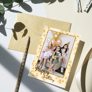 Carte d'anniversaire simple et heureuse