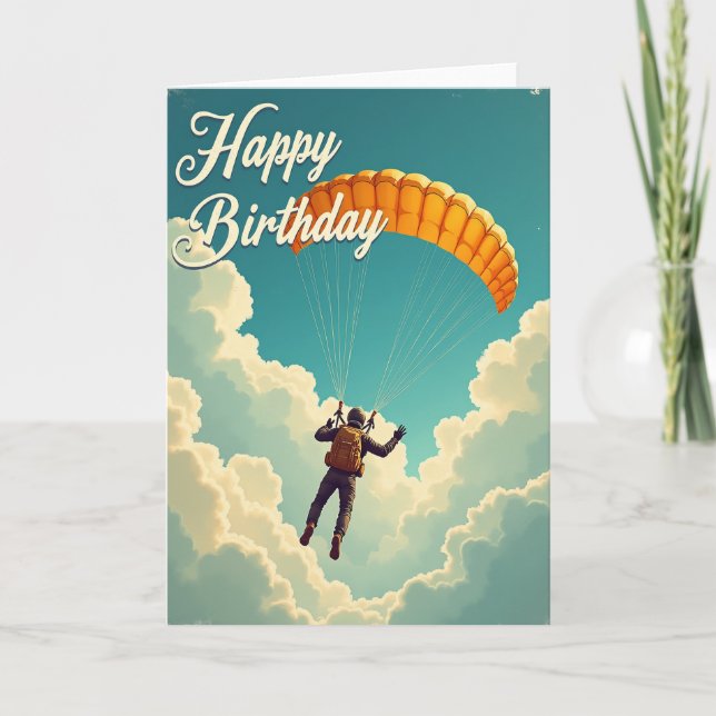 Carte d'anniversaire Sky Adventurer (Devant)