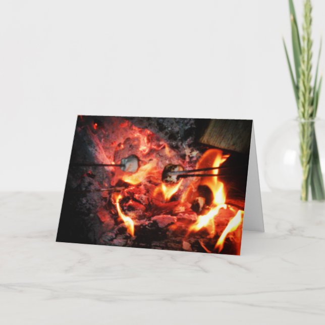 Carte d'anniversaire "S'mores" (Devant)