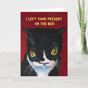 Carte d'anniversaire Snarky Kitty