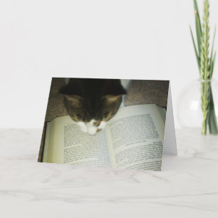 Carte d'anniversaire "Snugafur aime lire"