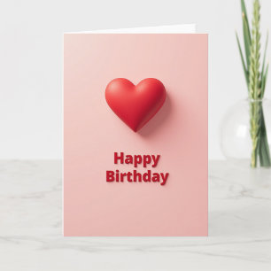 Carte d'anniversaire Soft Glow