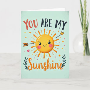 Carte d'anniversaire Soleil Sourire