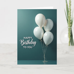 Carte d'anniversaire sophistiquée