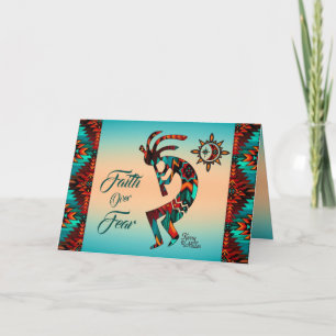 Carte d'anniversaire Southwest Kokopelli