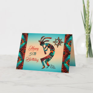 Carte d'anniversaire Southwest Kokopelli