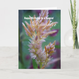 Carte d'anniversaire spéciale pour fille