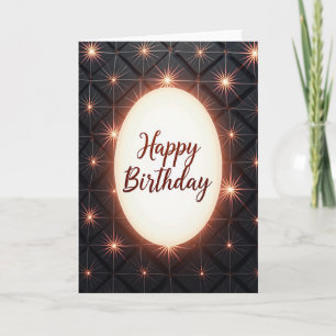 Carte d'anniversaire Sphère Lumineuse