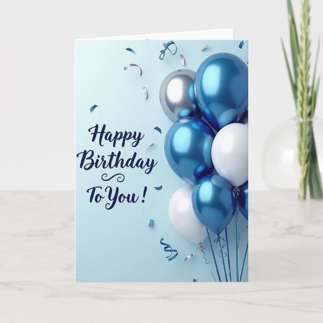 Carte d'anniversaire Sphère Sérénité (Devant)