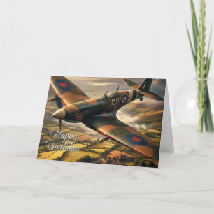 Carte d'anniversaire Spitfire