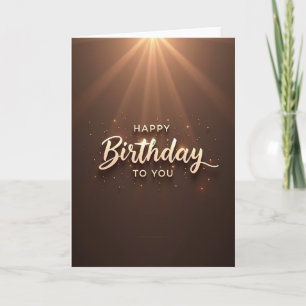 Carte d'anniversaire Spotlight