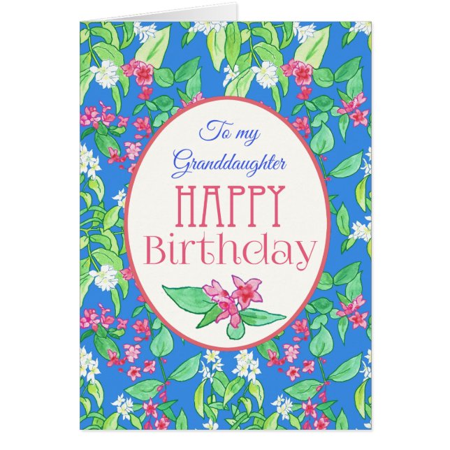 Carte d'anniversaire Spring Blossoms (Devant)