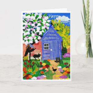 Carte d'anniversaire 'Spring Garden'