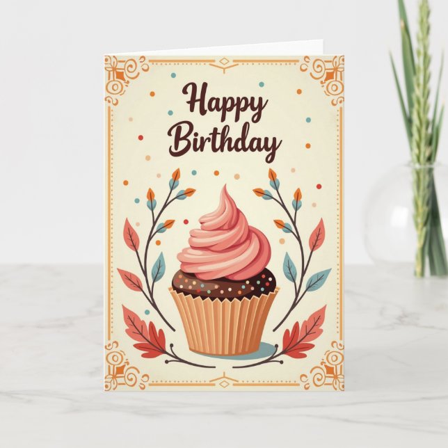 Carte d'anniversaire Sprinkle Festivity (Devant)