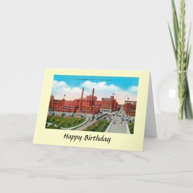 Carte d'anniversaire - St Louis, Missouri (Devant)