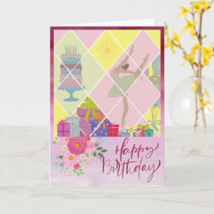 Carte d'anniversaire standard pliée 5" x 7"