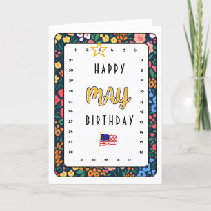 Carte d'anniversaire Star May Move interactive