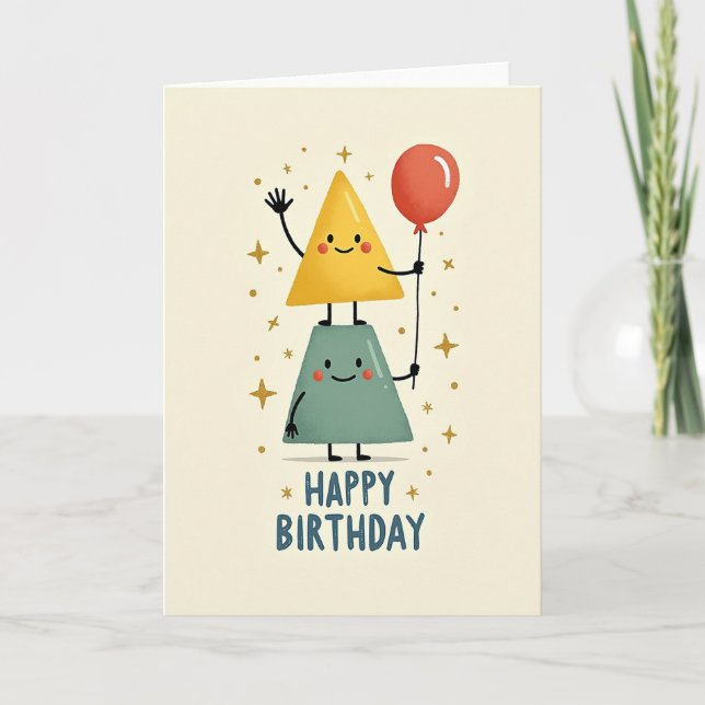 Carte d'anniversaire Starry Friends (Devant)