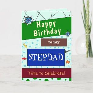 Carte d'anniversaire Stepdad