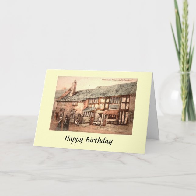Carte d'anniversaire - Stratford-upon-Avon, Warwic (Devant)