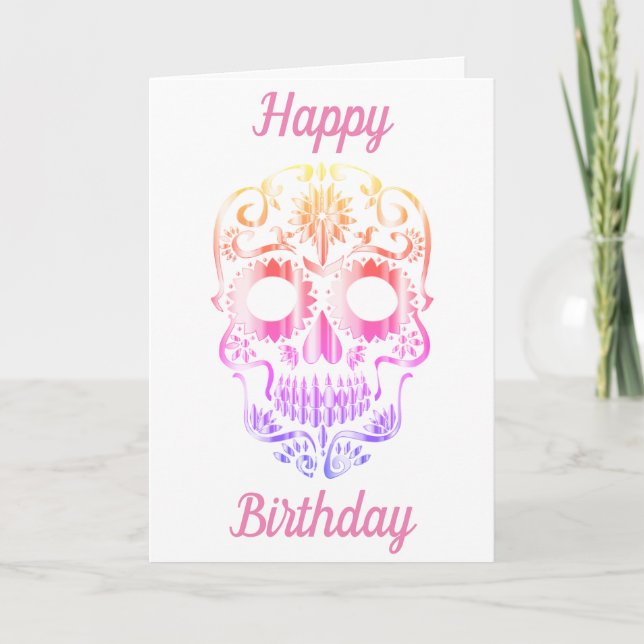 Carte d'anniversaire stylé (Devant)