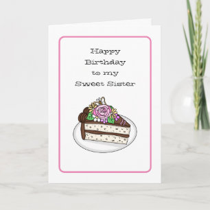 Carte d'anniversaire sucrée personnalisée pour soe