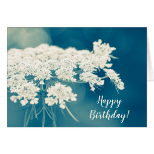 Carte d'anniversaire sur mesure de dentelle de la 