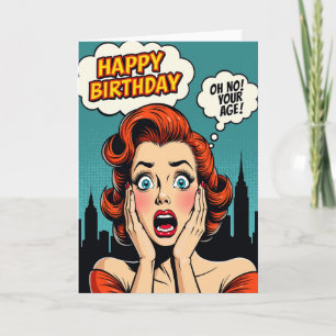 Carte d'anniversaire Surprise Pop
