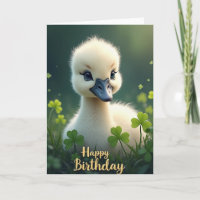 Carte d'anniversaire Sweet Baby Bird