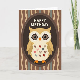 Carte d'anniversaire Sweet Bird Heart