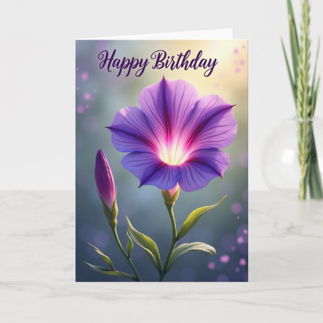Carte d'anniversaire Sweet Bloom (Devant)