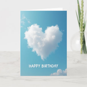 Carte d'anniversaire Sweet Cloud Heart