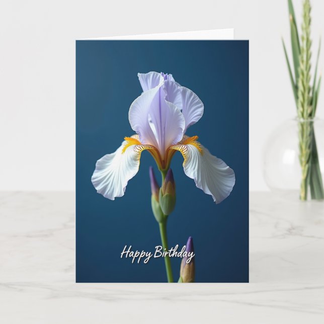 Carte d'anniversaire Sweet Elegant Bloom (Devant)