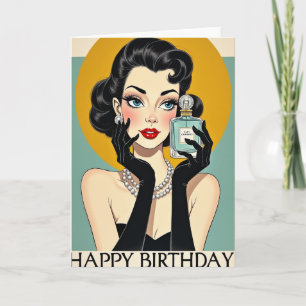 Carte d'anniversaire Sweet Glamour
