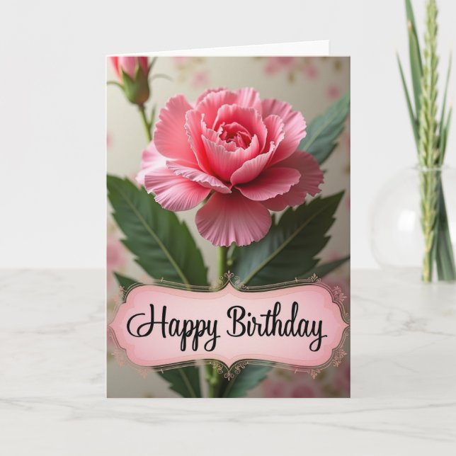 Carte d'anniversaire Sweet Petal (Devant)
