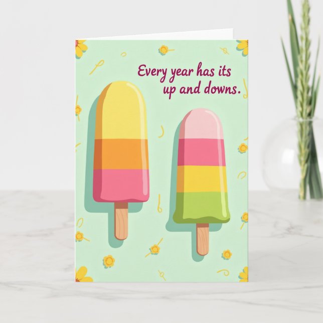 Carte d'anniversaire Sweet Pops (Devant)