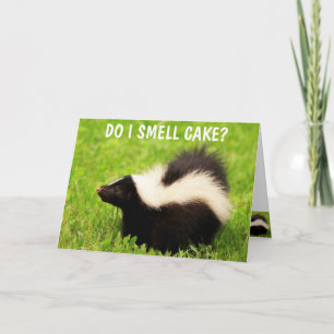 Carte d'anniversaire Sweet Skunk