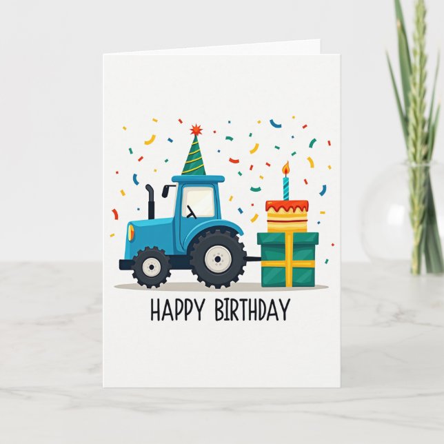 Carte d'anniversaire Sweet Truck (Devant)